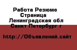 Работа Резюме - Страница 2 . Ленинградская обл.,Санкт-Петербург г.